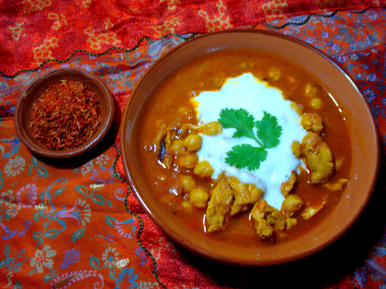 A stew made from the tikka masala curry in Indian cuisine